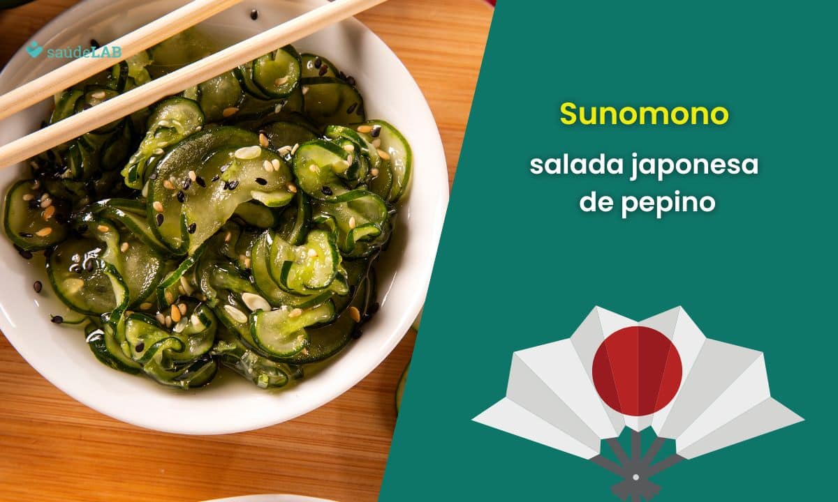 Salada japonesa de pepino: aprenda como fazer Sunomono 1 Salada Japonesa de Pepino.