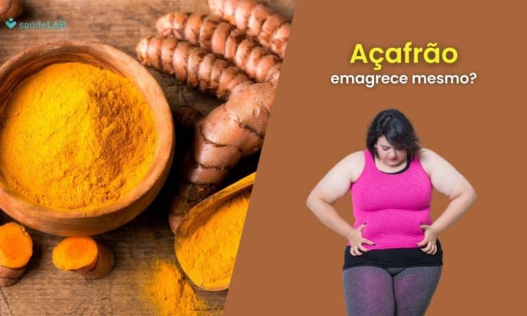 Açafrão emagrece.