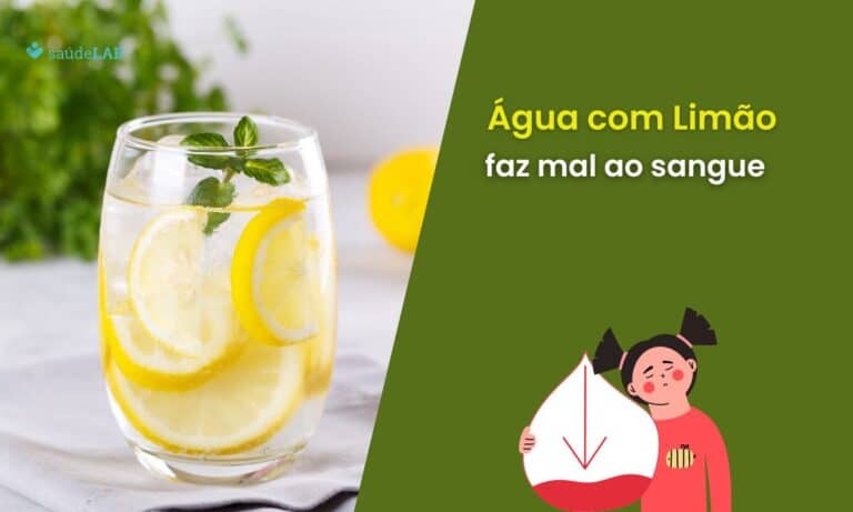 Água com limão faz mal para o sangue.