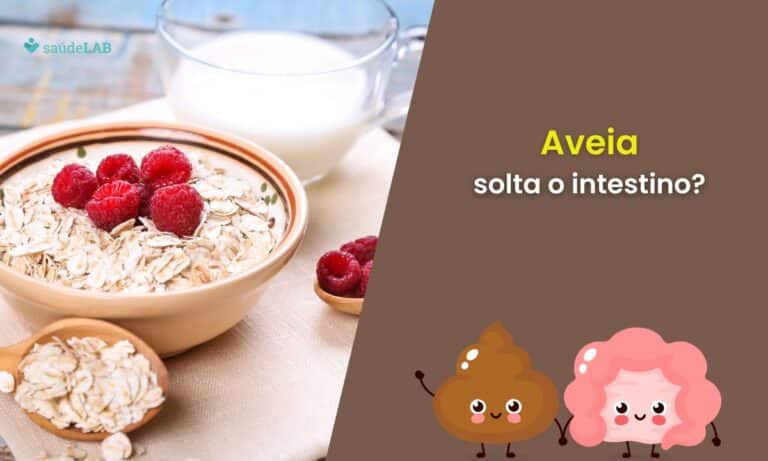 Aveia solta o intestino.