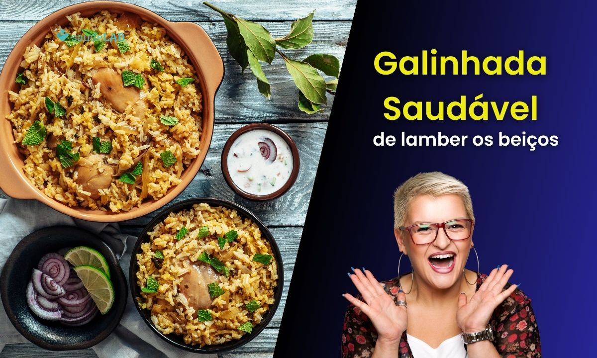 Galinhada Saudável: comida com sabor da roça e de lamber os beiços 1 Galinhada Saudável.