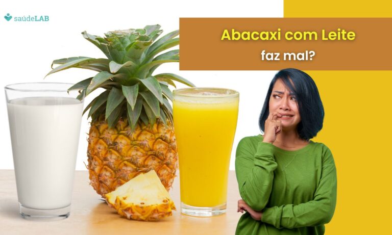 Abacaxi com leite faz mal.