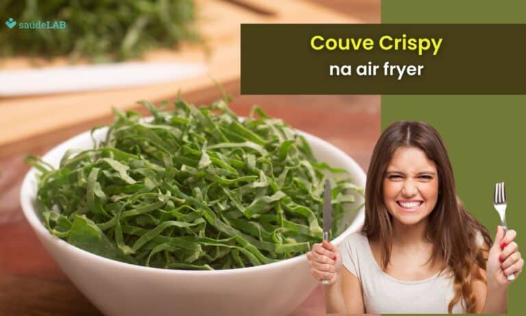 Couve Crispy na airfryer.