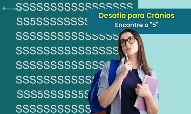 Desafio para os mais espertos: encontre o numeral que poucos conseguem 1 Desafio para os mais espertos.