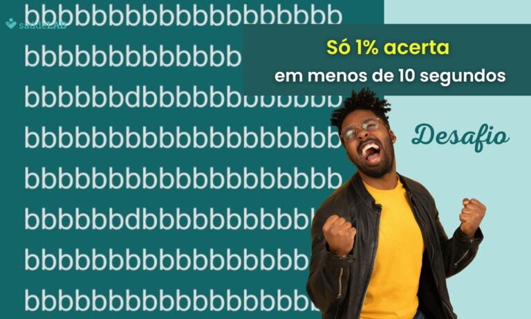Desafio para os mais inteligentes: veja se você consegue achar a letra (d) em 10 segundos 1 Desafio para os mais inteligentes