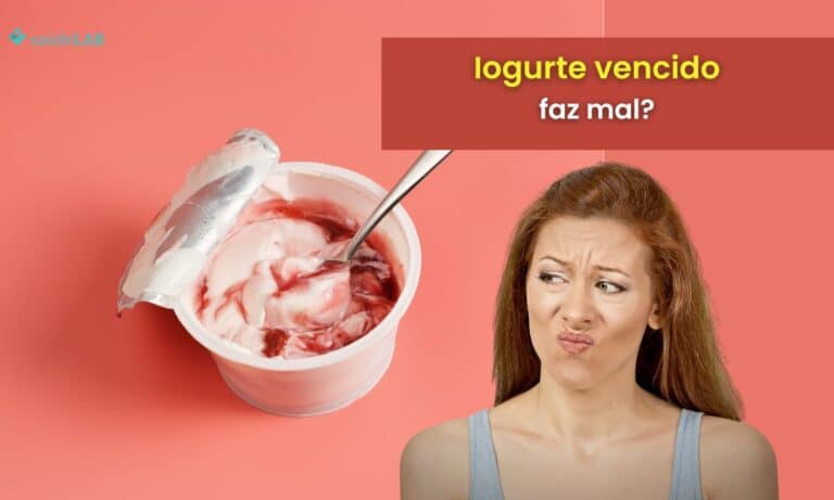 Iogurte vencido faz mal.