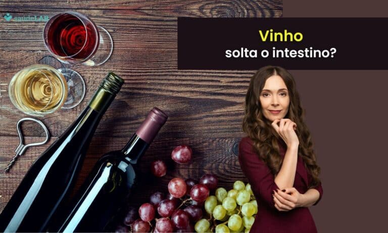 Vinho solta o intestino.