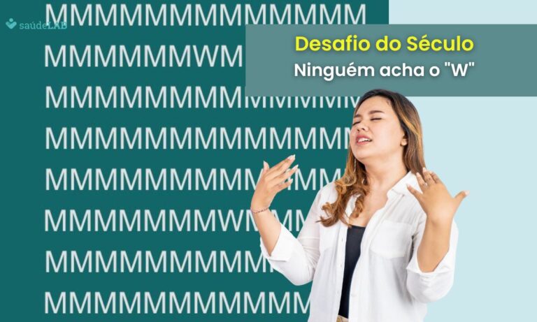 Quase ninguém encontra o "W" nesse desafio do século! Veja se você consegue 1 desafio do século