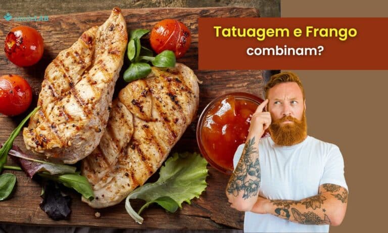 Pode comer frango depois de fazer tatuagem.