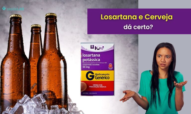 Quem toma losartana pode tomar cerveja.