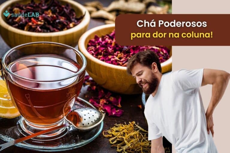 Chá para coluna inflamada.