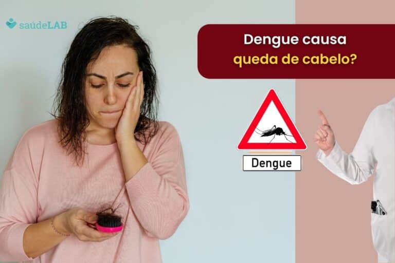Dengue faz cair cabelo.