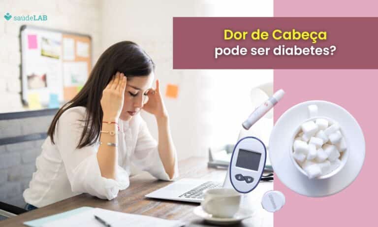 Diabetes dá dor de cabeça.