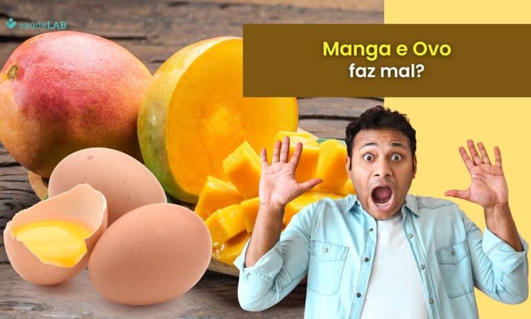 Manga com ovo faz mal.