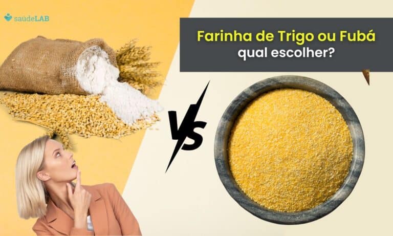 O que é mais saudável: fubá ou farinha de trigo.