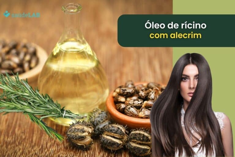 Óleo de rícino com alecrim.
