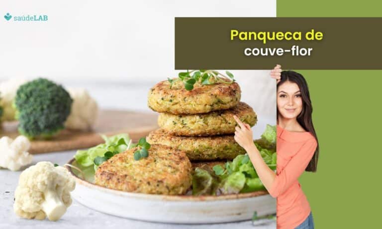 Panqueca de couve-flor.