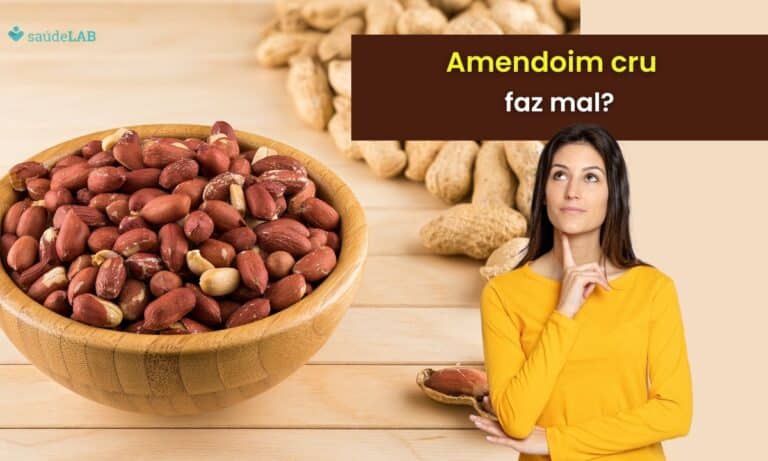 Amendoim cru faz mal.