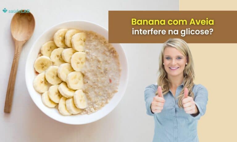 Banana com aveia aumenta a glicose.