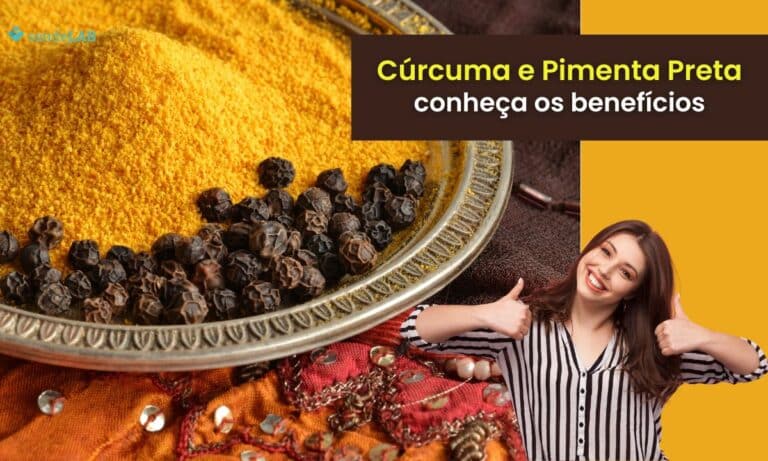 benefícios da cúrcuma e pimenta preta.