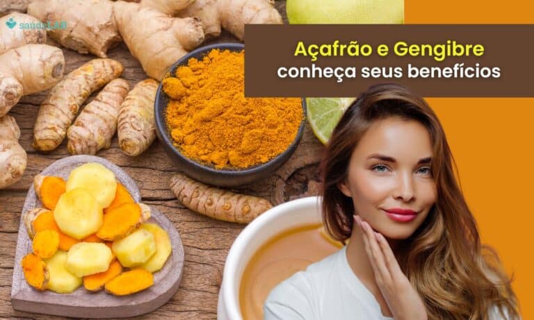 benefícios do açafrão com gengibre.