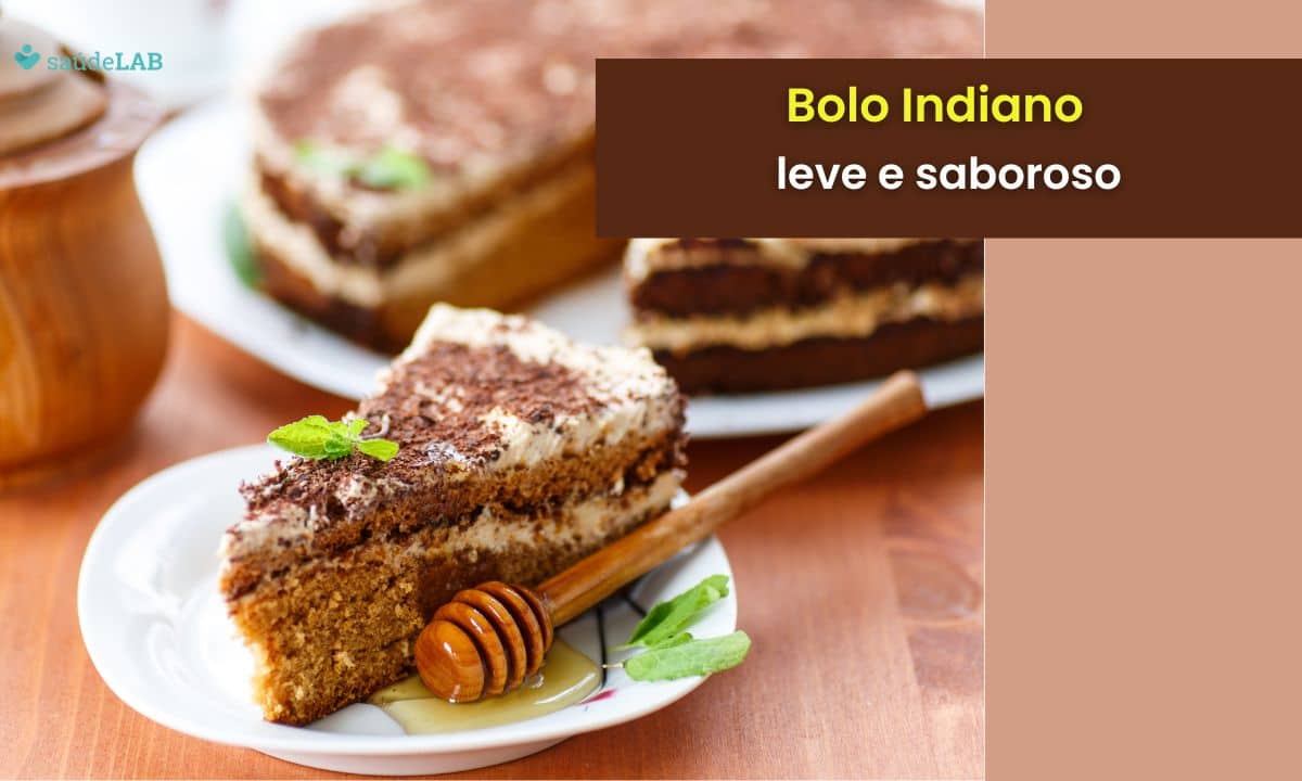 Bolo Indiano original: aprenda essa receita zero lactose e cheia de sabor 1 Bolo indiano.