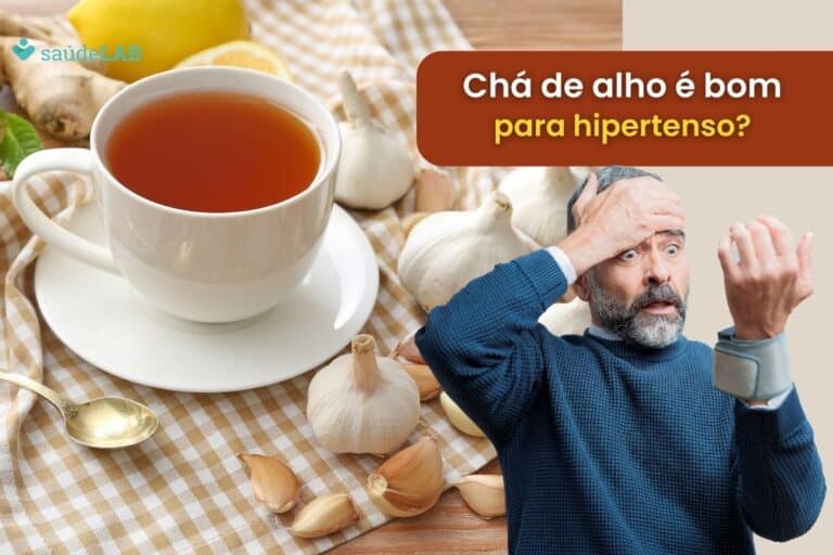 Chá de alho abaixa a pressão.