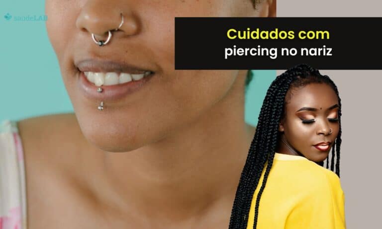 Quanto tempo demora a cicatrização do piercing no nariz.