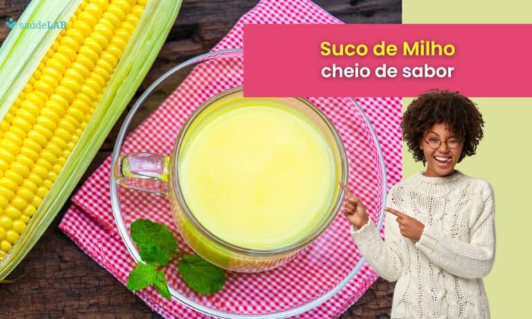 Suco de milho.