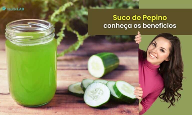 Suco de pepino.