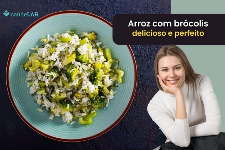 Arroz com brócolis.