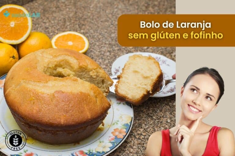 Bolo de laranja sem glúten.