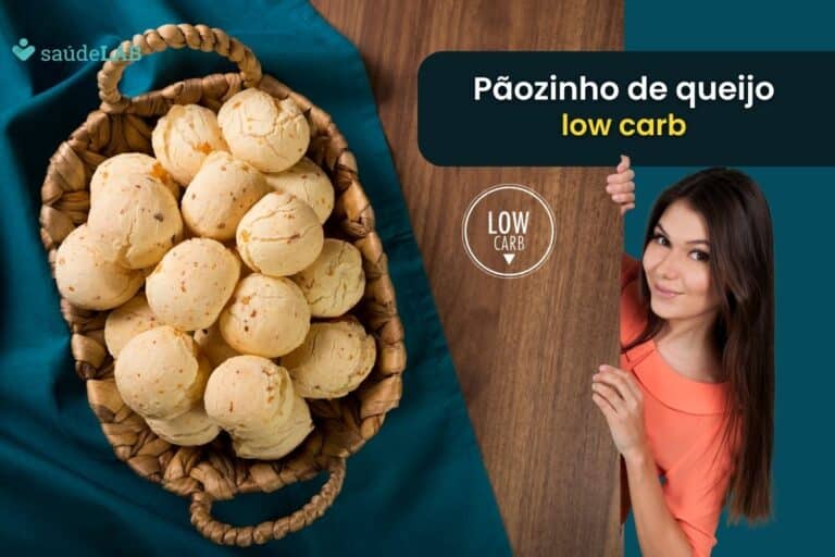 Pãozinho de queijo low carb.