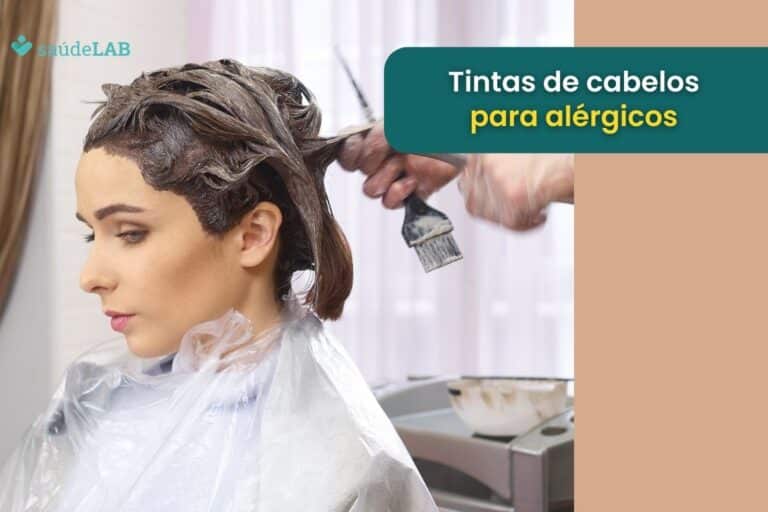 Tinta de cabelo para quem tem alergia.