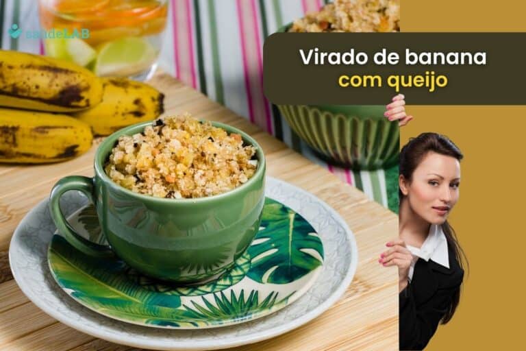 Virado de banana com queijo.