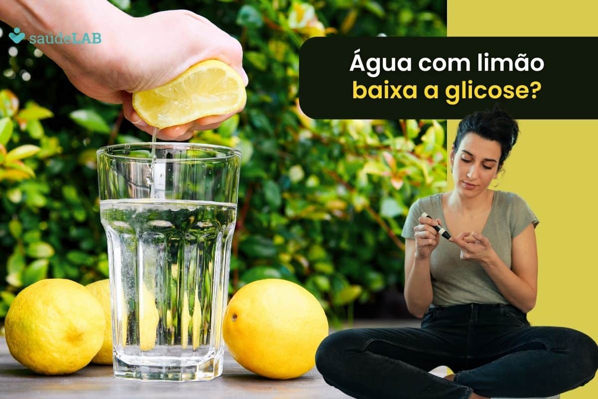 água com limão baixa a glicose no sangue.