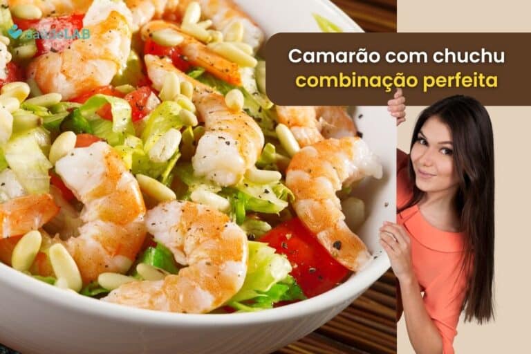 camarão com chuchu.