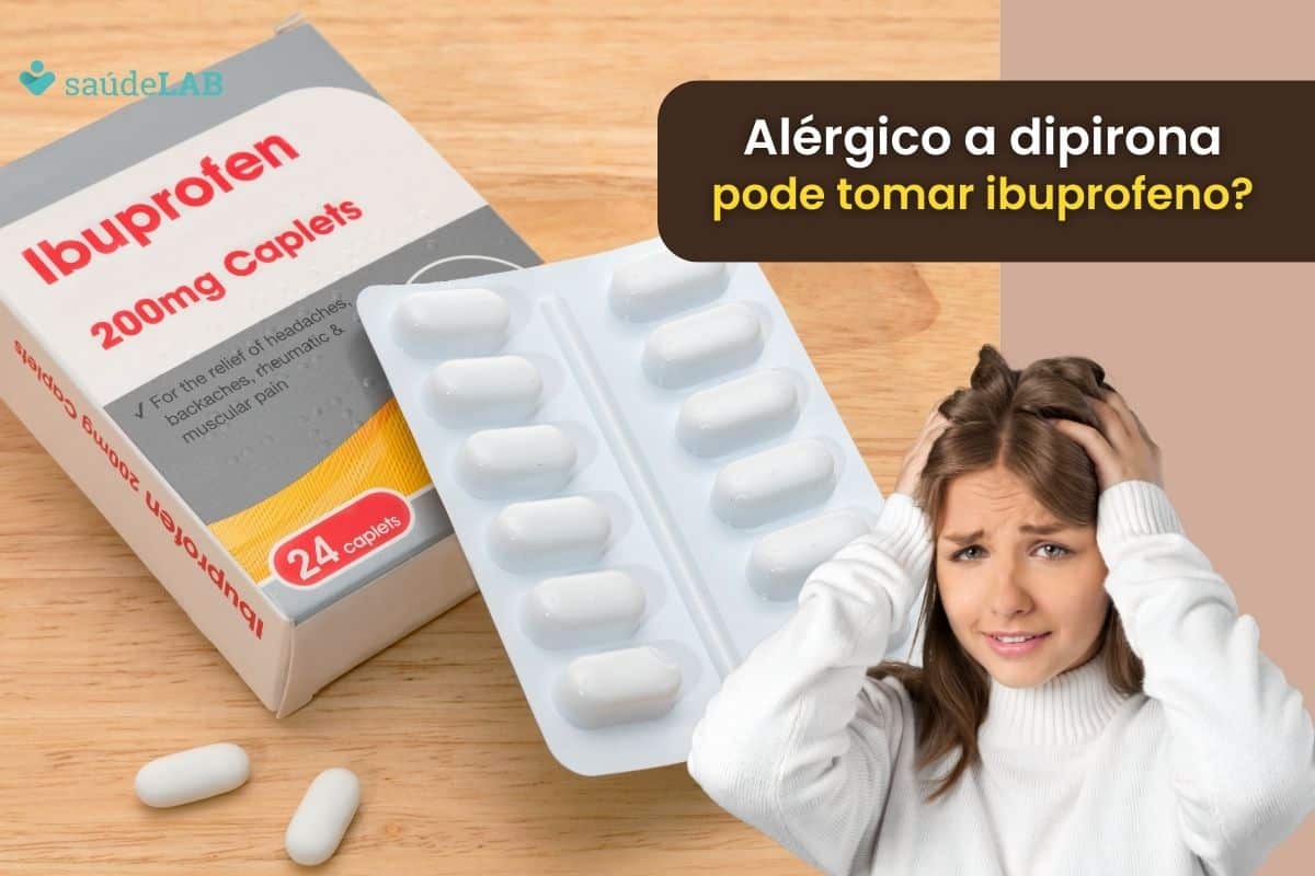 quem tem alergia à dipirona pode tomar ibuprofeno.