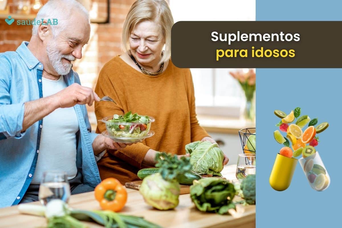 Suplemento alimentar para idoso.