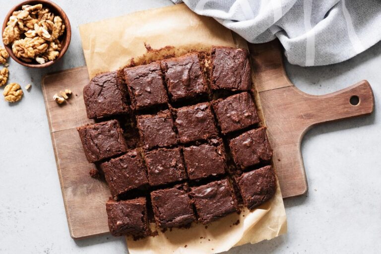 Brownie fit com 3 ingredientes.