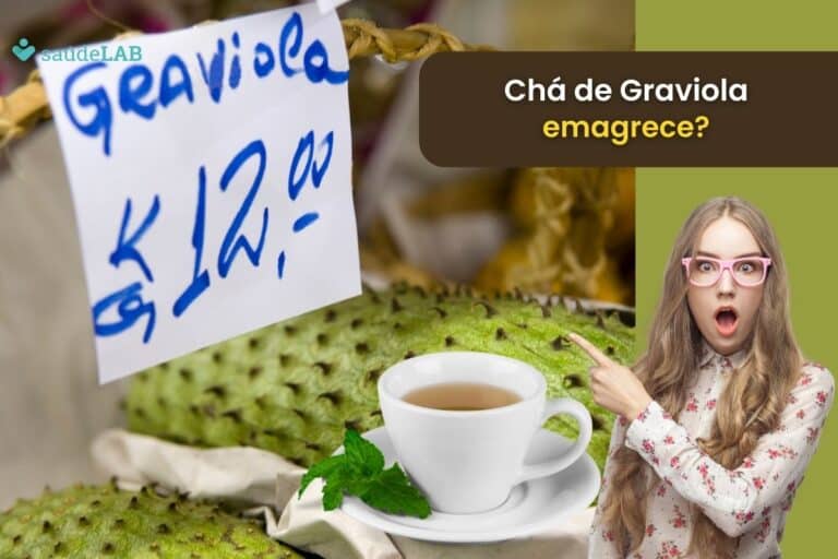 Chá de graviola emagrece.