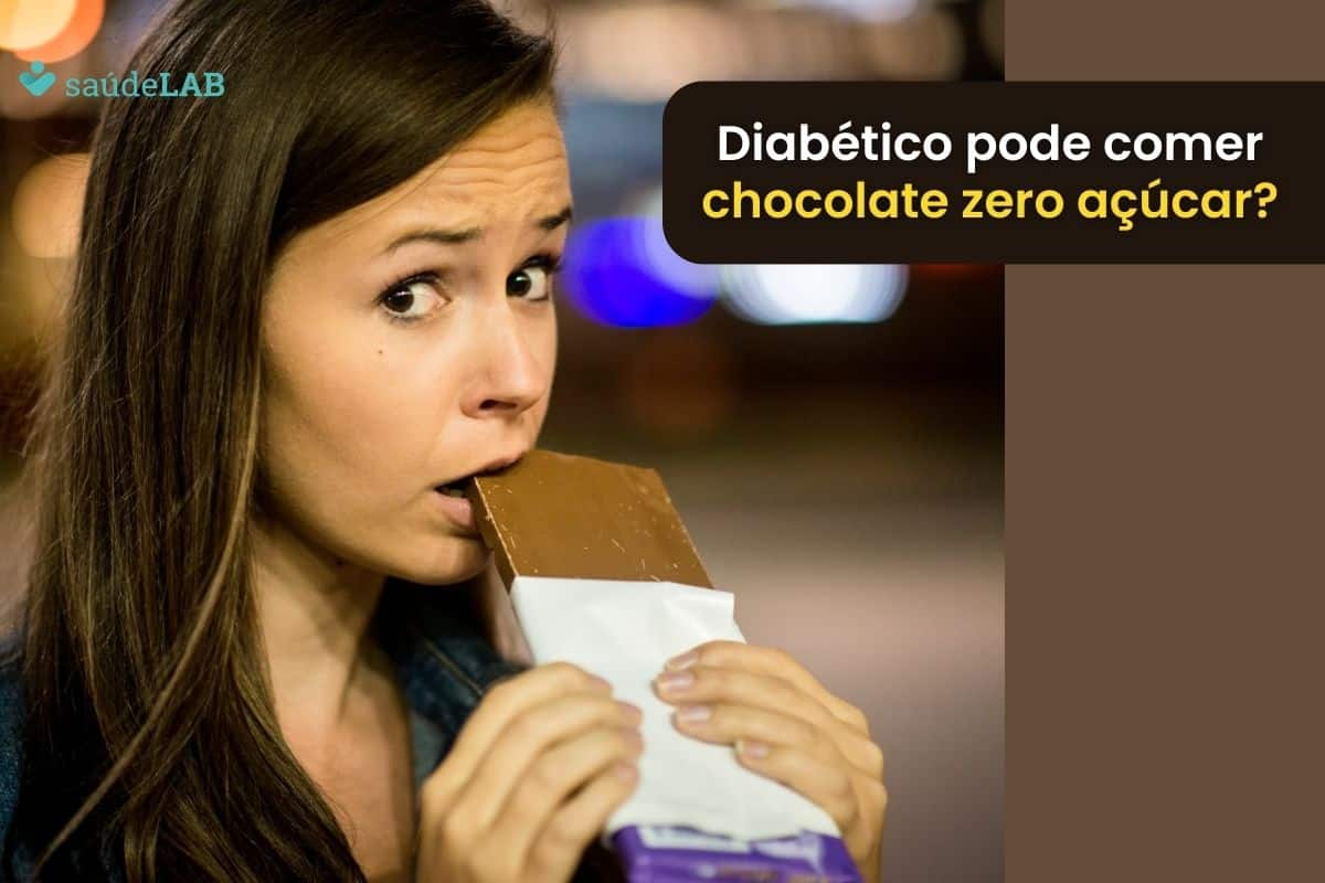 Diabético pode comer chocolate zero açúcar.