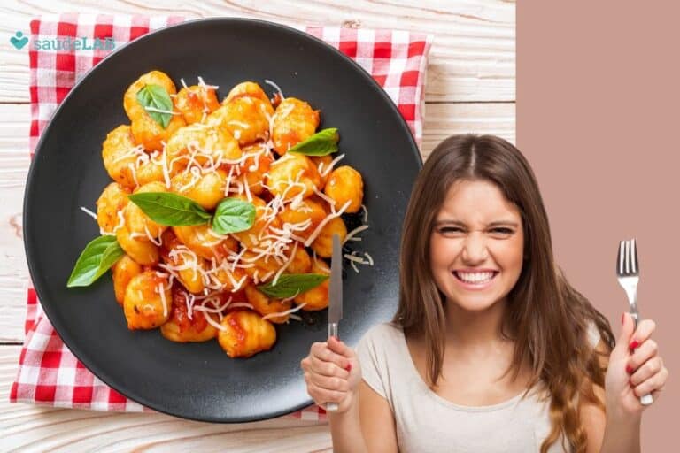 Nhoque de banana da terra.