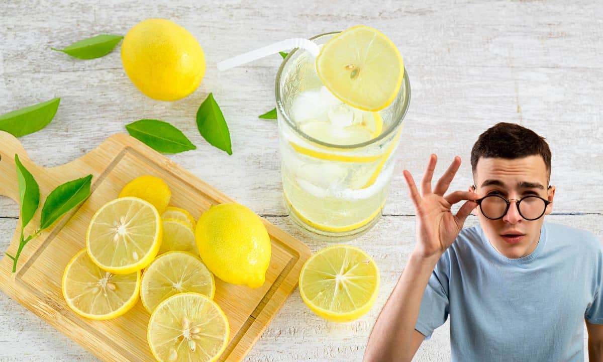 Água com limão em jejum faz mal para saúde.
