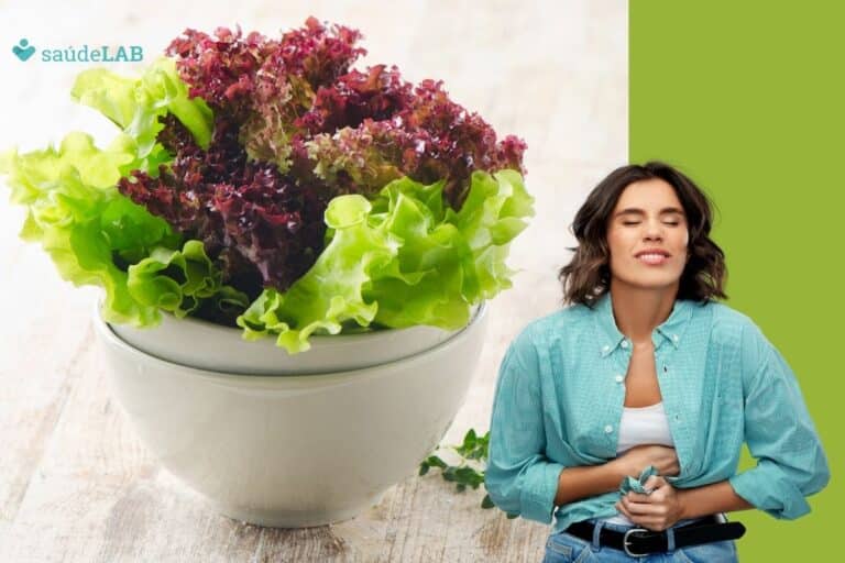 Alface solta o intestino.