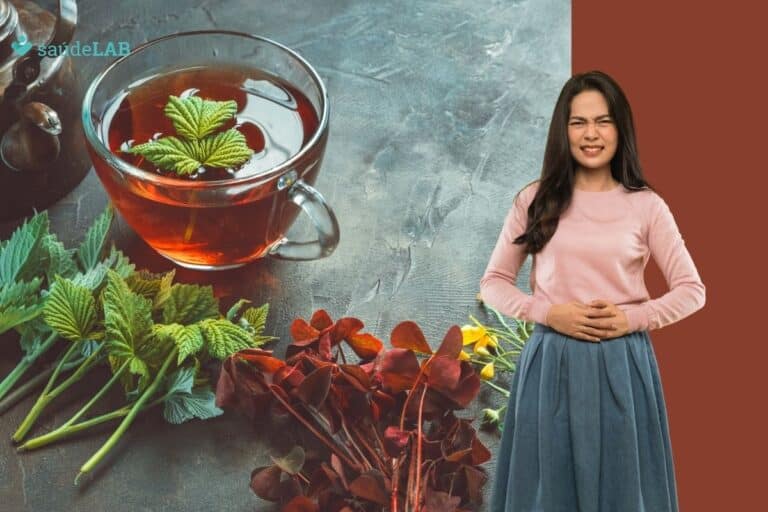 chás para limpar o intestino.