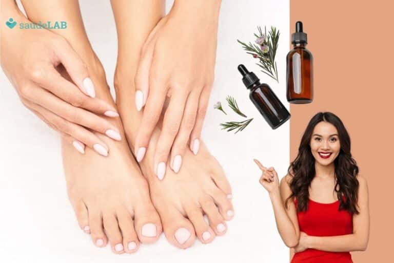 óleo de melaleuca para unhas.