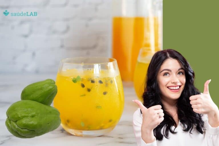 suco de chuchu com maracujá.
