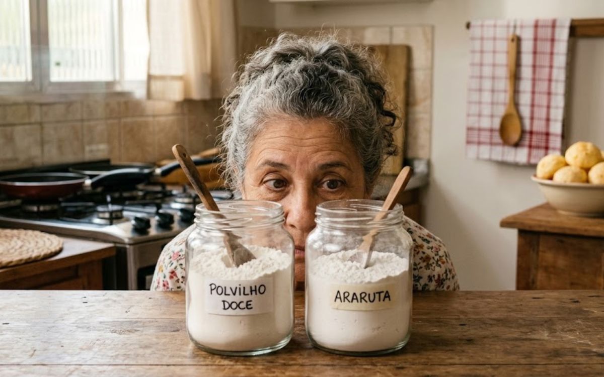 Araruta é o mesmo que polvilho doce