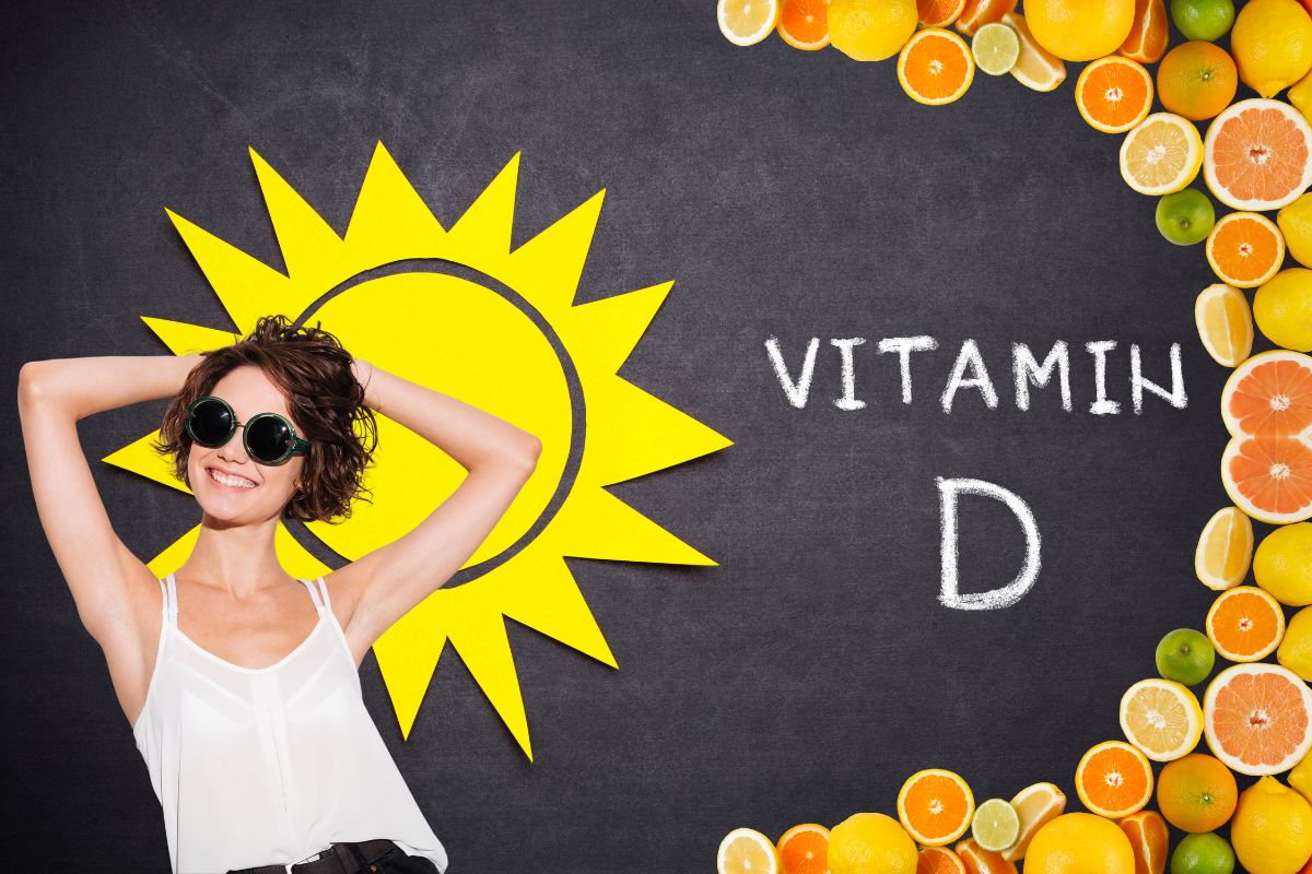 Frutas ricas em vitamina D.